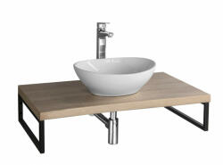 Aqualine Vega mosdótartó pult 97, 5x45 cm, platina tölgy VG700 (VG700)