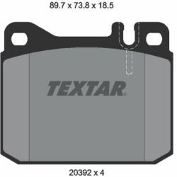 TEXTAR set placute frana, frana disc TEXTAR 2039213 - automobilus