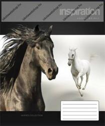 Állatos Lovas Fekete ló 2. osztályos vonalas füzet (A5/16-32) (COR_UNLO532V2_1db_fek)