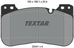 TEXTAR set placute frana, frana disc TEXTAR Q+ 2244101 (2244101)