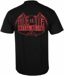 Metal Mulisha Tricou bărbați METAL MULISHA -RIDE OR THE - NEGRU - MMTSS1056-BLK
