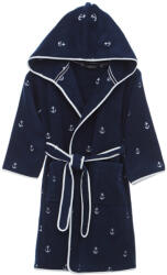 Soft Cotton MARINE BOY gyerek kapucnis fürdőköpeny ajándékcsomagolásban 4 évesre (104 cm) Sötét kék / Navy