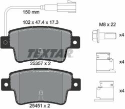 TEXTAR set placute frana, frana disc TEXTAR Q+ 2535701 (2535701)