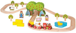 Bigjigs Toys Trenuletul de la ferma (BJT036) - educlass Trenulet