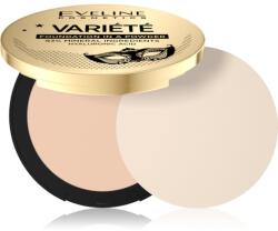 Eveline Cosmetics Variété pudra compacta minerala cu aplicator culoare 01 Light 8 g