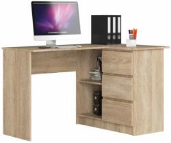 AKORD Sarok íróasztal - Akord Furniture - 124 cm - sonoma tölgy