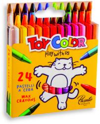 Toy Color Creioane cerate Toy Color 24 bucati (TC091)