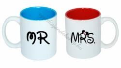 Mr és mrs színes páros bögre (536206)