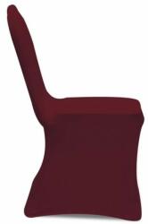 VidaXL Set huse elastice pentru scaune 50 buc. Bordeaux (130339)