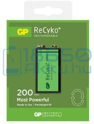 GP Batteries ReCyko 200 200mAh 6F22 9V Újratölthető Elem / Ni-MH Akkumulátor