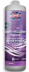 RONNEY Sampon Silver Power Sárga színtónust semlegesítő 1000ml