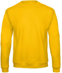 B&C Collection Férfi Felső hosszú ujjú B&C Crewneck Sweatshirt Unisex - WUI23 - M, Aranysárga