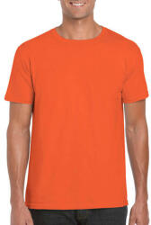 Gildan Férfi póló Rövid ujjú Gildan Softstyle Ring Spun T-Shirt - 2XL, Narancssárga