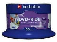 Verbatim DVD+R DL Verbatim 8x, 8.5GB, 50buc, Spindle (43703)