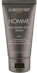 La Biosthétique Gel de duș, pentru păr, barbă, corp - La Biosthetique Homme Hair Beard Body Wash 75 ml