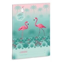 Ars Una flamingós leckefüzet Pink Flamingo