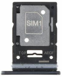 Samsung A536 Galaxy A53 5G, SIM kártya tartó tálca, (memóriakártya tartó, DualSIM), fekete