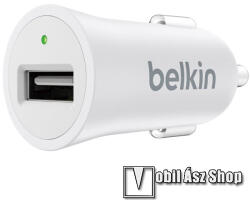 Belkin F8M730BT szivargyújtós töltő / autós töltő - 1 x USB aljzattal, DC 5V / 2, 4A, 12W - FEHÉR