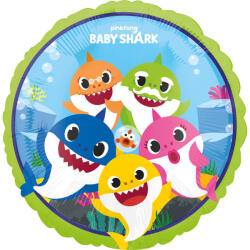Amscan Fólia lufi, gömb, Baby Shark
