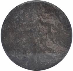 vidaXL Blat de masă, negru, Ø50x2, 5 cm, marmură (149193) - comfy