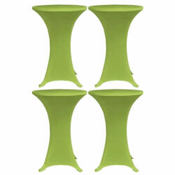 VidaXL Husă elastică pentru masă, 4 buc. , verde, 70 cm (279088) - izocor