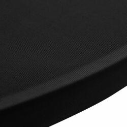 VidaXL Faţă de masă pentru mese înalte Ø 70 cm Negru Elasticizată 2 buc (241205)