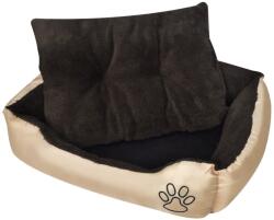 vidaXL Pat pentru câini călduros cu pernă căptușită, M (170200) - comfy