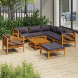 vidaXL Set mobilier de grădină cu perne, 8 piese, lemn masiv acacia (3086907) - comfy