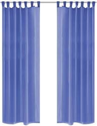vidaXL Draperii din voal, 2 buc. , 140 x 175 cm, albastru regal (132245) - comfy