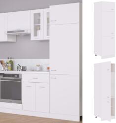 vidaXL Dulap pentru frigider, alb, 60 x 57 x 207 cm, PAL (802538)