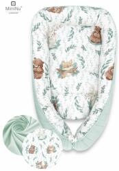MimiNu - Cosulet bebelus pentru dormit, Baby Cocoon 90x50 cm, Lulu Natural