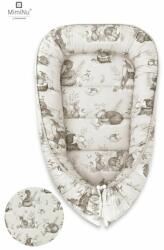 MimiNu - Cosulet bebelus pentru dormit, Baby Cocoon 90x50 cm, Design, Calm Forest Beige