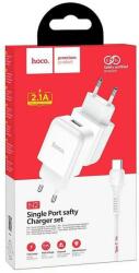 hoco. Зарядно 220V HOCO N2 / 2.1A + Type C USB (365472)
