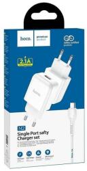 hoco. Зарядно 220V HOCO N2 / 2.1A + Micro USB (365473)