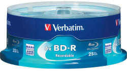 Verbatim Mediu optic Verbatim BluRay BD-R 25GB 6x 5 bucati Scratchguard Plus (43715)
