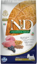 N&D Ancestral Grain Dog N&D Ancestral Grain Dog 2 x 7 kg Farmina Adult Mini - Low Miel și afine