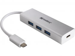 Sandberg USB-C - 3 x USB 3.0 átalakító (136-03)