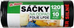 BRATEK ellenálló szemetes zsák 120 l, 10 db