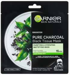 Garnier Mască neagră de țesut pentru piele grasă - Garnier Pure Charcoal Tissue Mask 28 g