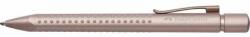 Faber-Castell Golyóstoll, 0, 5 mm, nyomógombos, rózsaszín tolltest, FABER-CASTELL "Grip 2010-M", kék (243907) - nyomtassingyen
