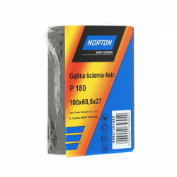 Norton négyoldalas csiszolószivacs 100x68, 5x27mm P180, 20 db/csomag (CT251682) - corvinustoolskft