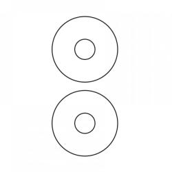  Etikett Cd-hez 117mm100lap 2címke/lap (etikcd117) - cartridge