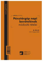  B. 22-31 Pénztárgép Napi Bevétel Mód (ny159) - cartridge