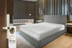 Green Future Saltea Ortopedica Green Future Hotel Line Deluxe Memory Pocket 160x200 cm, 7 zone, memory foam, arcuri invelite, 30 cm, anatomica, medie Saltea
