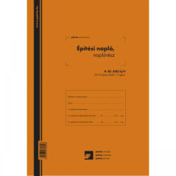 Nyomell Építési napló 25x3lapos +9 db 3lapos garnitúra B. ÉTI. 820/V (NYOMTBETI820UJ) - cartridge