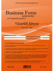 Bluering Vásárlók Könyve A4 álló 25x2lapos B. 11-1/v/uj (nyomtb111vuj) - cartridge