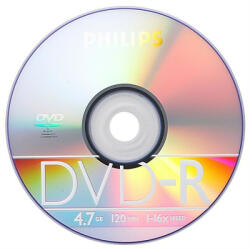  Dvd-r 4, 7gb 16x Papírtokos Philips (dphmpa)