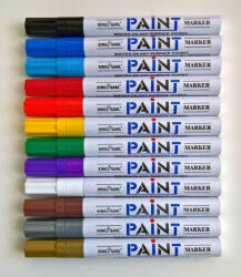 King Garl Lakkmarker 2-3mm Kerek Piros King Garl 12db/doboz (205352)