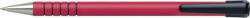 Golyóstoll, 0, 7 mm, nyomógombos, PENAC "RB-085B", piros (TICPGRB85P)