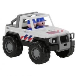 Jeep safari, masinuta de teren pentru politie cu doua figurine, 23, 5 x 14, 5 x 13, 5 cm (NBN00071101)
